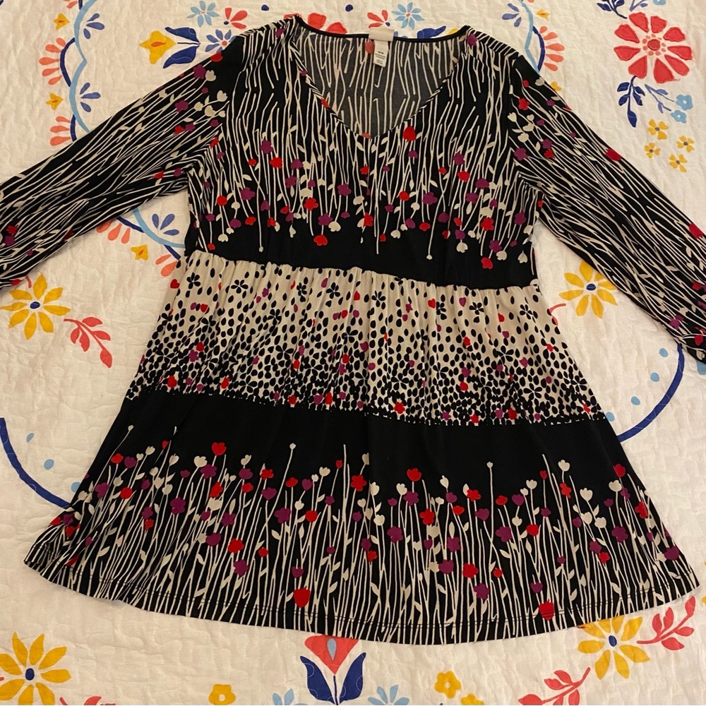 Venezia at Lane Bryant blouse floral design size 14/16